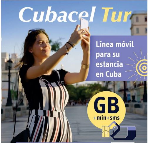 Línea CubacelTur, tarjeta ❇️ SIM con Datos, SMS y Voz para Turistas en Cuba ❇️
